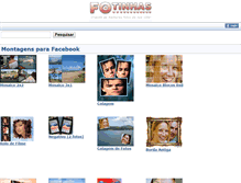 Tablet Screenshot of fotinhas.com.br